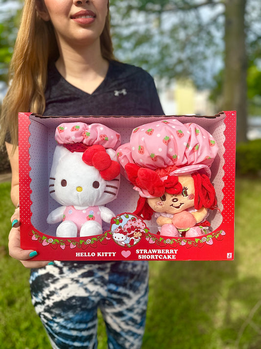Rosita Fresita x Hello Kitty - Set de 2 peluches