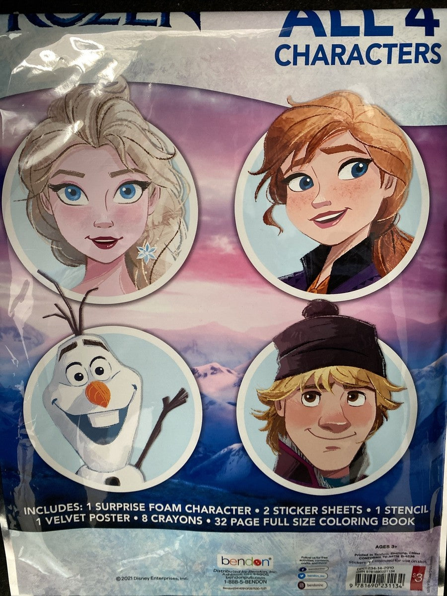 Disney Frozen – Paquete Sorpresa para Colorear con Figura Coleccionable