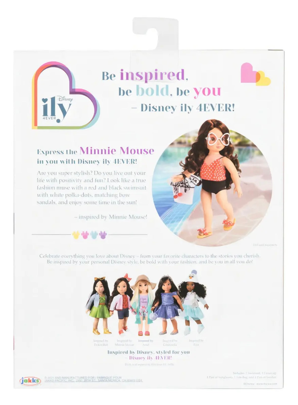 Fashion pack para muñeca Disney lly 4ever Inspirado en Minnie (Ligero detalle en caja)