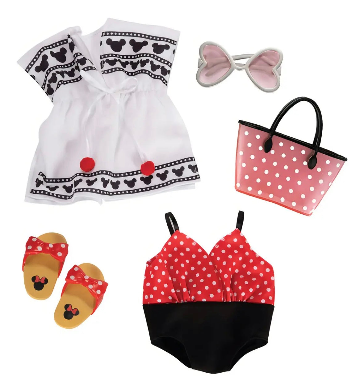 Fashion pack para muñeca Disney lly 4ever Inspirado en Minnie (Ligero detalle en caja)