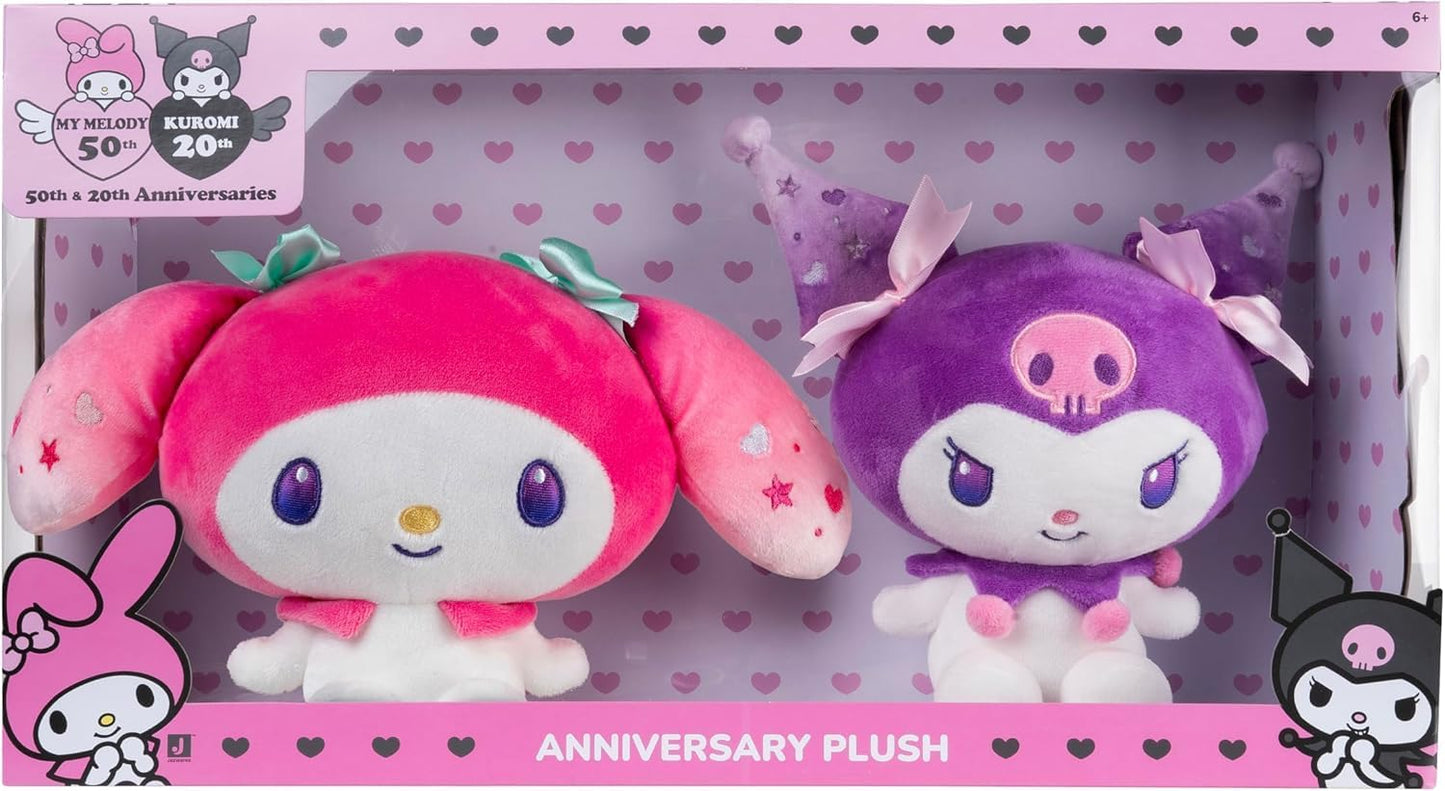 My Melody x Kuromi – Set de 2 Peluches Aniversario