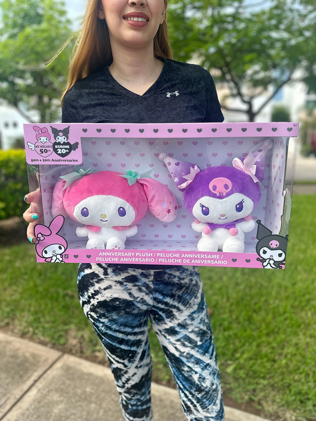 My Melody x Kuromi – Set de 2 Peluches Aniversario