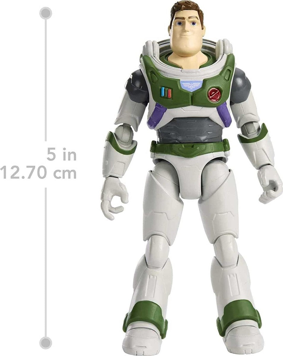 Disney Pixar Lightyear – Figura de Acción Buzz Lightyear Guardián Espacial Alfa (Caja rayada)