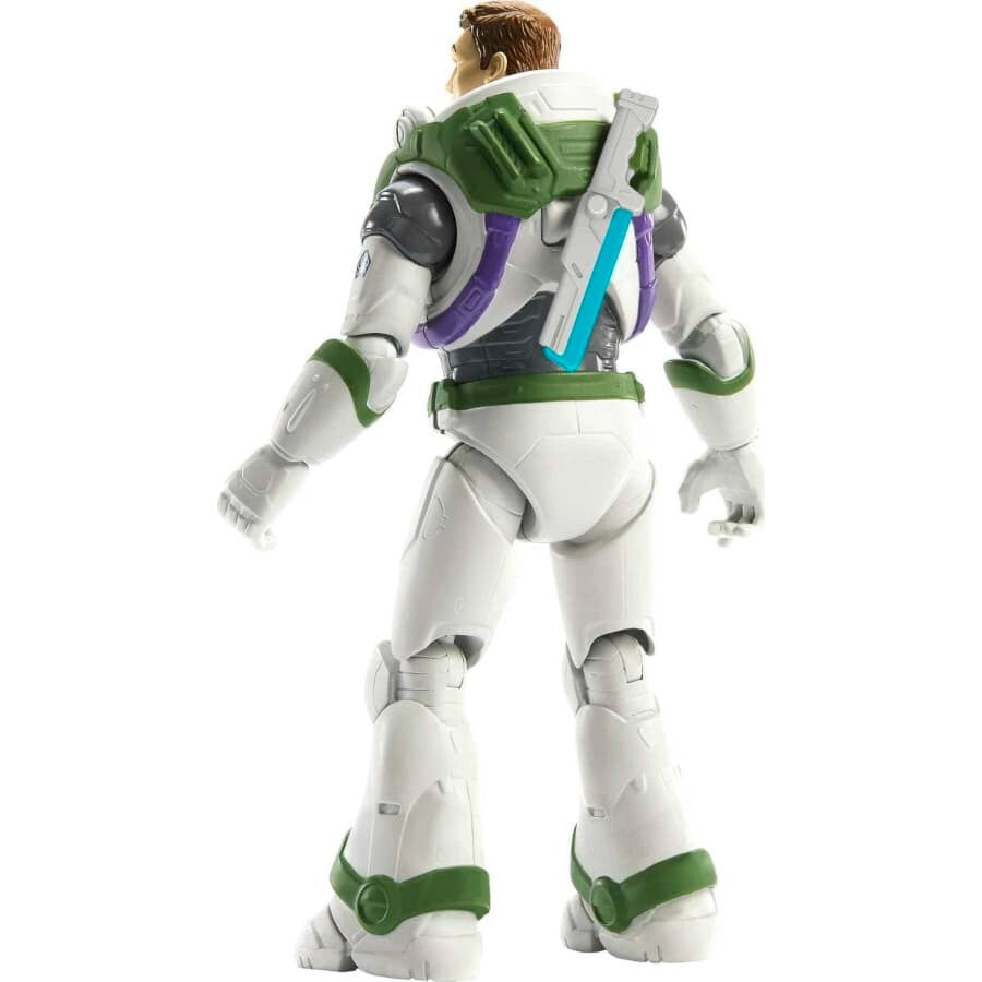 Disney Pixar Lightyear – Figura de Acción Buzz Lightyear Guardián Espacial Alfa (Caja rayada)