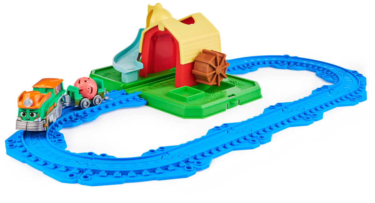 Mighty Express - Estación de Granja con Tren y Vías
