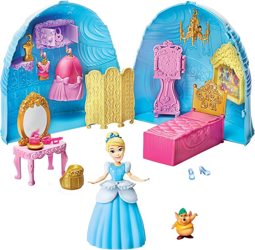 Disney Princesas Secret Styles – Cenicienta con Falda Transformable y Accesorios (Detalle mínimo en caja)