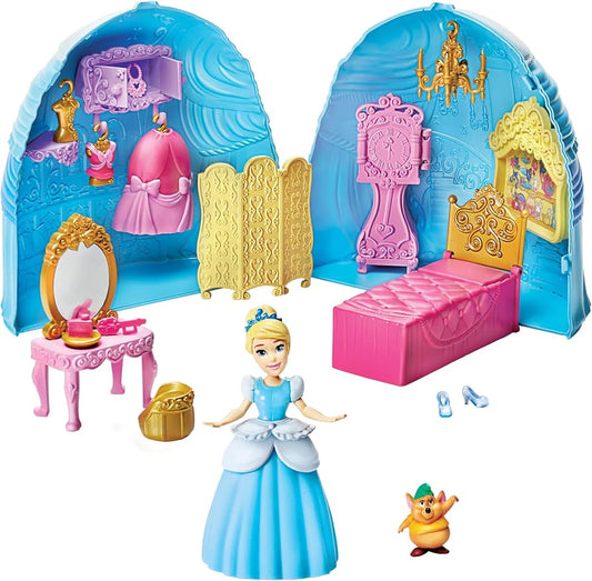 Disney Princesas Secret Styles – Cenicienta con Falda Transformable y Accesorios (Detalle mínimo en caja)