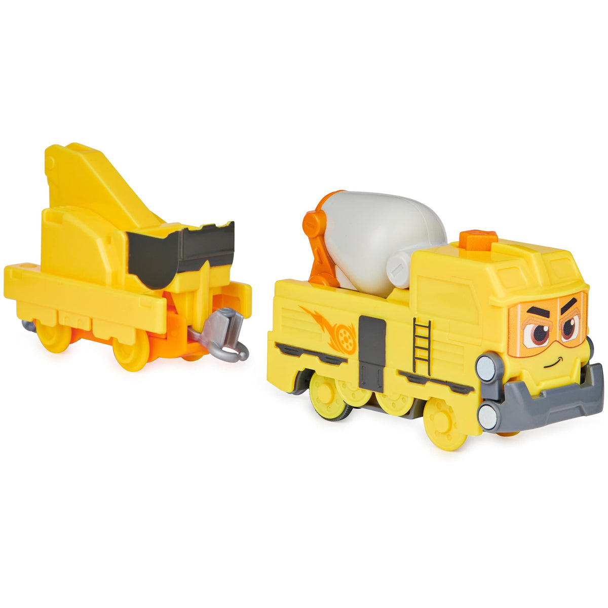 Mighty Express – Tren Motorizado Bruno con Vagón de Carga (Detalles ligeros en caja)