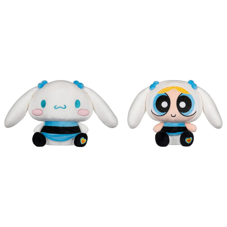 Chicas superpoderosas x Hello Kitty Set de Peluches Cinnamonroll y Burbuja