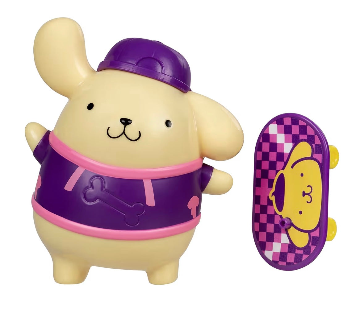 Pompompurin con Patineta – Figura Coleccionable