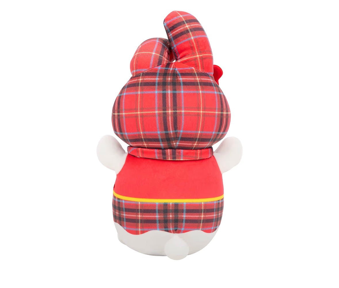Squishmallow x My Melody HugMees Cuadros Rojos